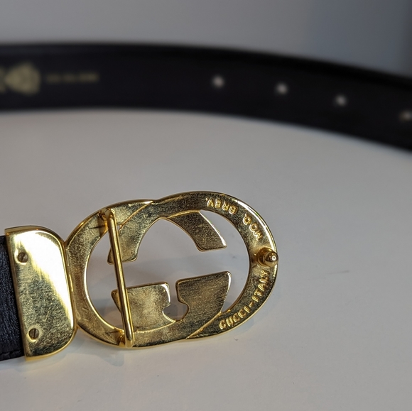 Vintage Gucci Men's/unisex leather belt - Picture 7 of 9